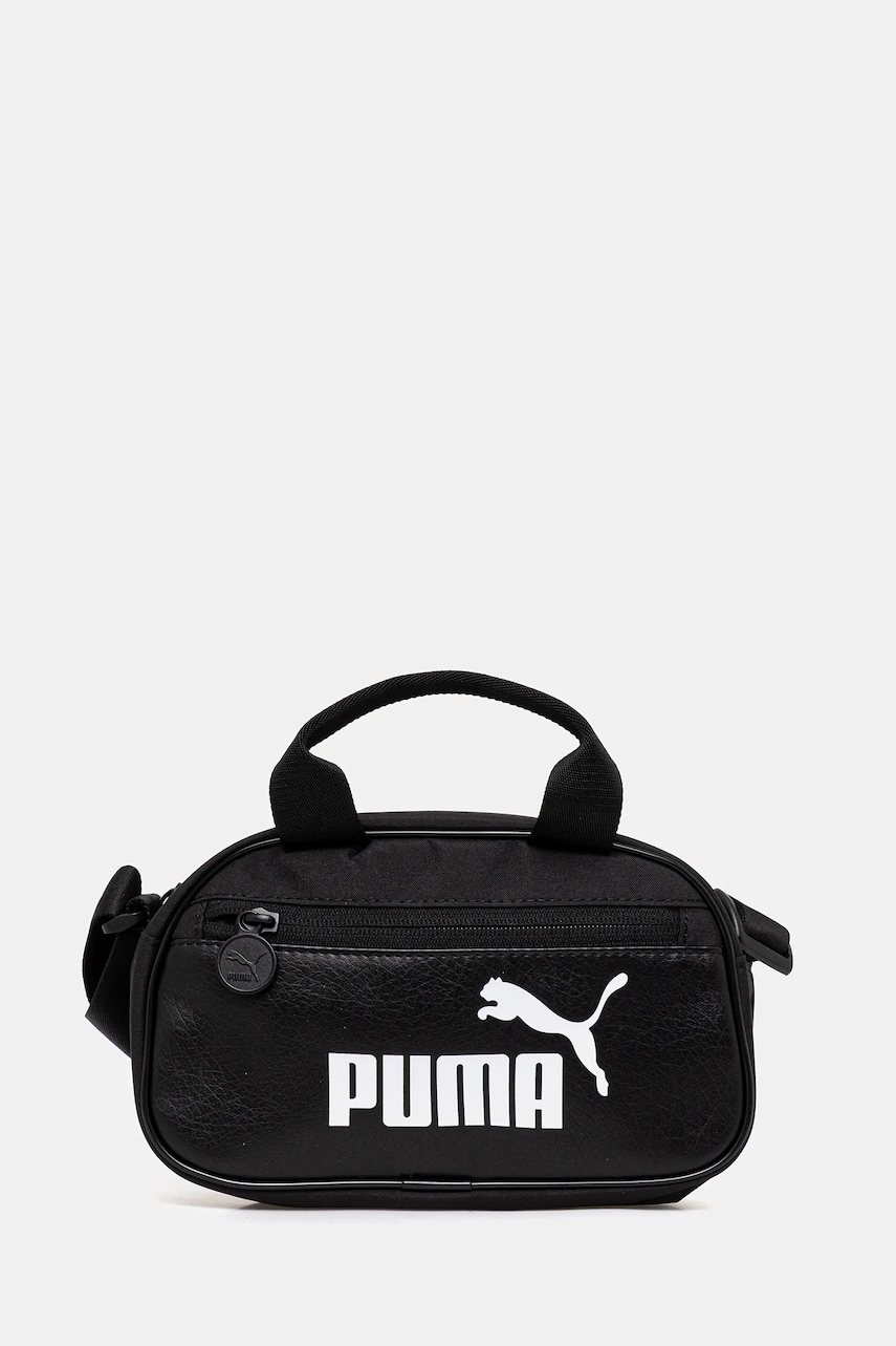 Puma poșetă CAMPUS Mini Grip culoarea negru, 91296 Puma poșetă CAMPUS Mini Grip culoarea negru, 91296