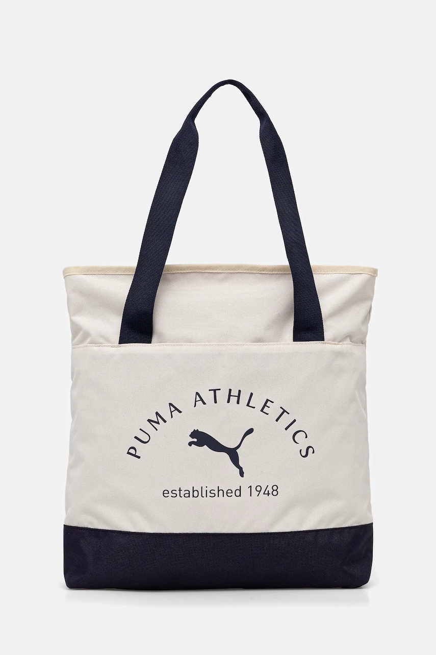 Puma poșetă culoarea bej, 91735