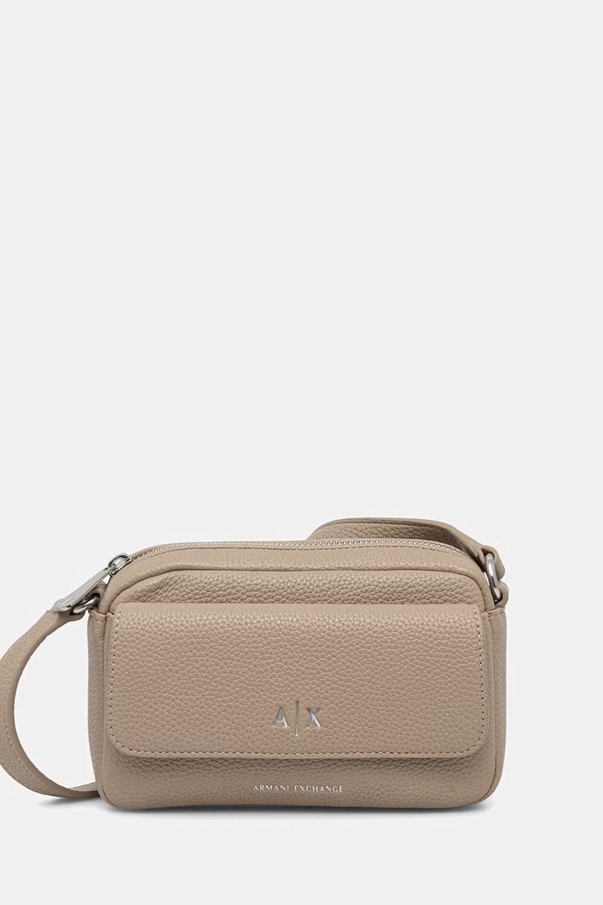 Armani Exchange geantă poștaș femei cu imitație de piele