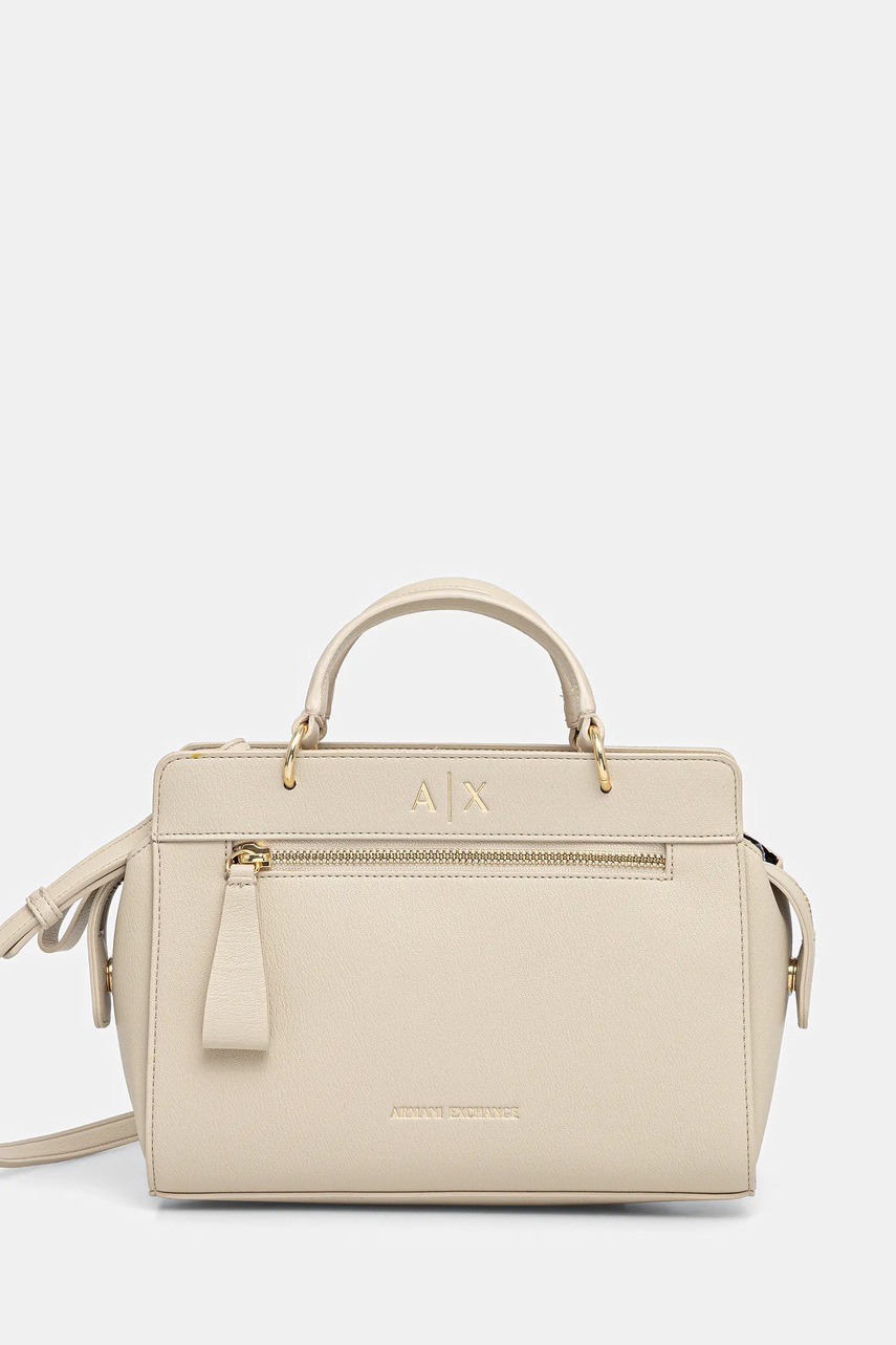 Armani Exchange poșetă culoarea bej, XW001554 AF17117