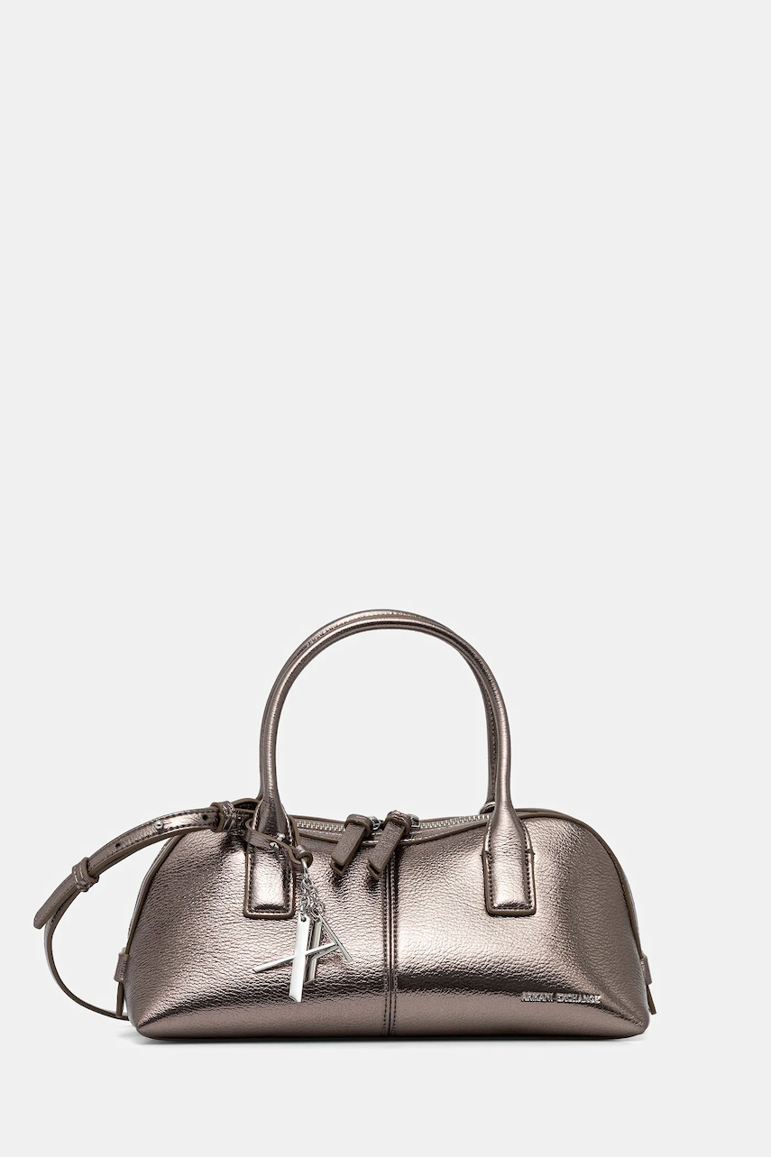 Levně Kabelka Armani Exchange stříbrná barva, XW001572 AF17127