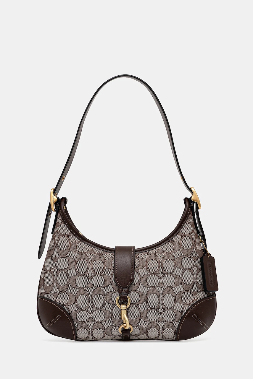Coach poșetă Hamptons Hobo Bag culoarea maro, CBF16