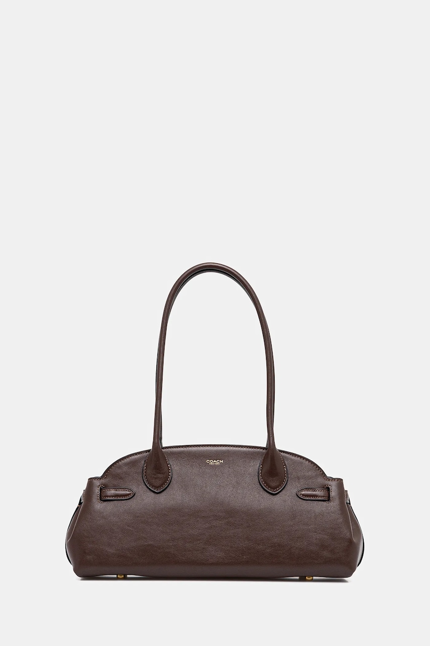 Coach poșetă de piele Empire Carryall Bag 34 culoarea maro, CCM57