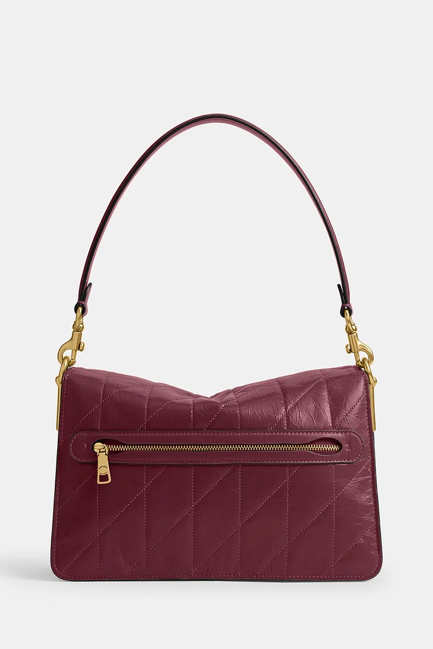 Coach  чанта тип багета дамска от кожа Chain Tabby Shoulder Bag With Quilting