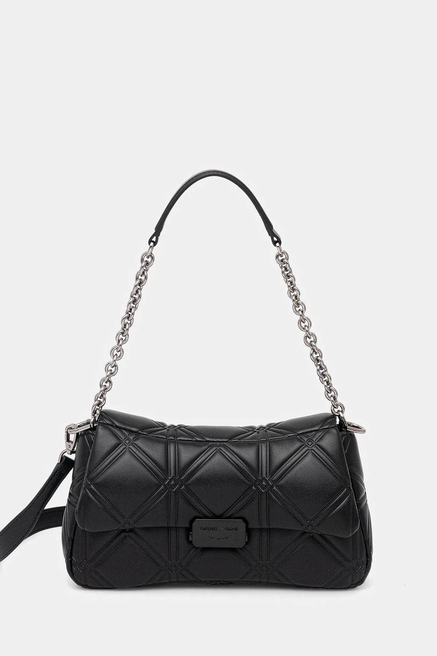 Levně Kabelka Emporio Armani černá barva, EW002644 AF18575