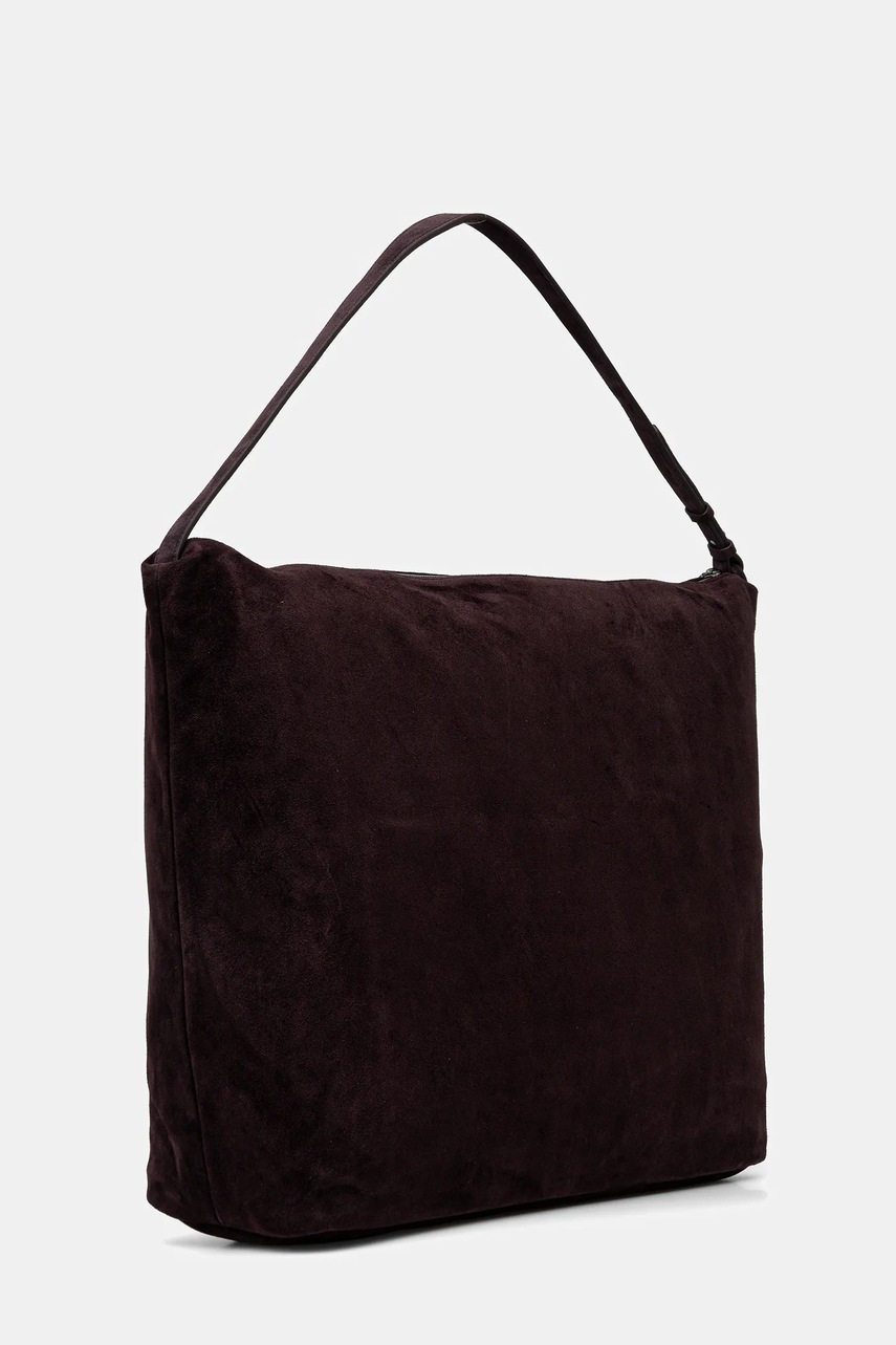 Замшевая сумочка Emporio Armani цвет коричневый EW003247 AF20353