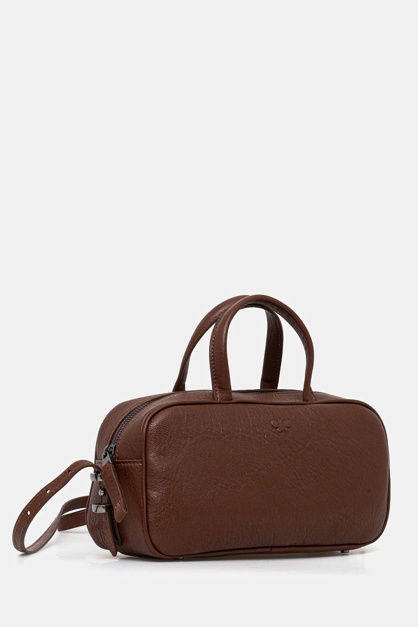 Кожаная сумочка Weekend Max Mara TUNDRA цвет коричневый 2525516095600