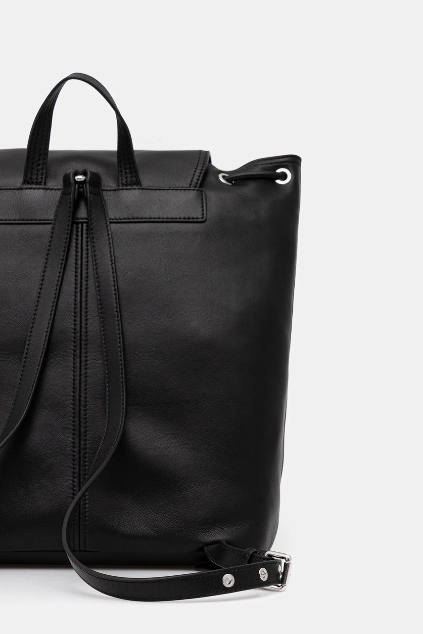 Δερμάτινο σακίδιο Patrizia Pepe χρώμα: μαύρο, 2B0141 L113 φωτογραφία