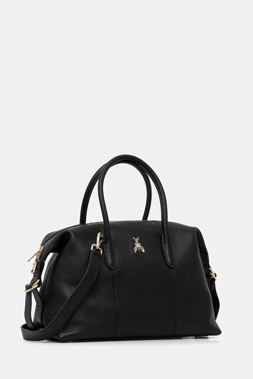 Кожаная сумочка Patrizia Pepe цвет чёрный 2B0145 L162 Кожаная сумочка Patrizia Pepe цвет чёрный 2B0145 L162