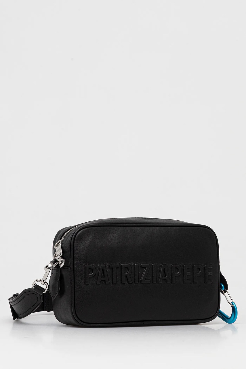 Кожаная сумочка Patrizia Pepe цвет чёрный 8B0254 L113