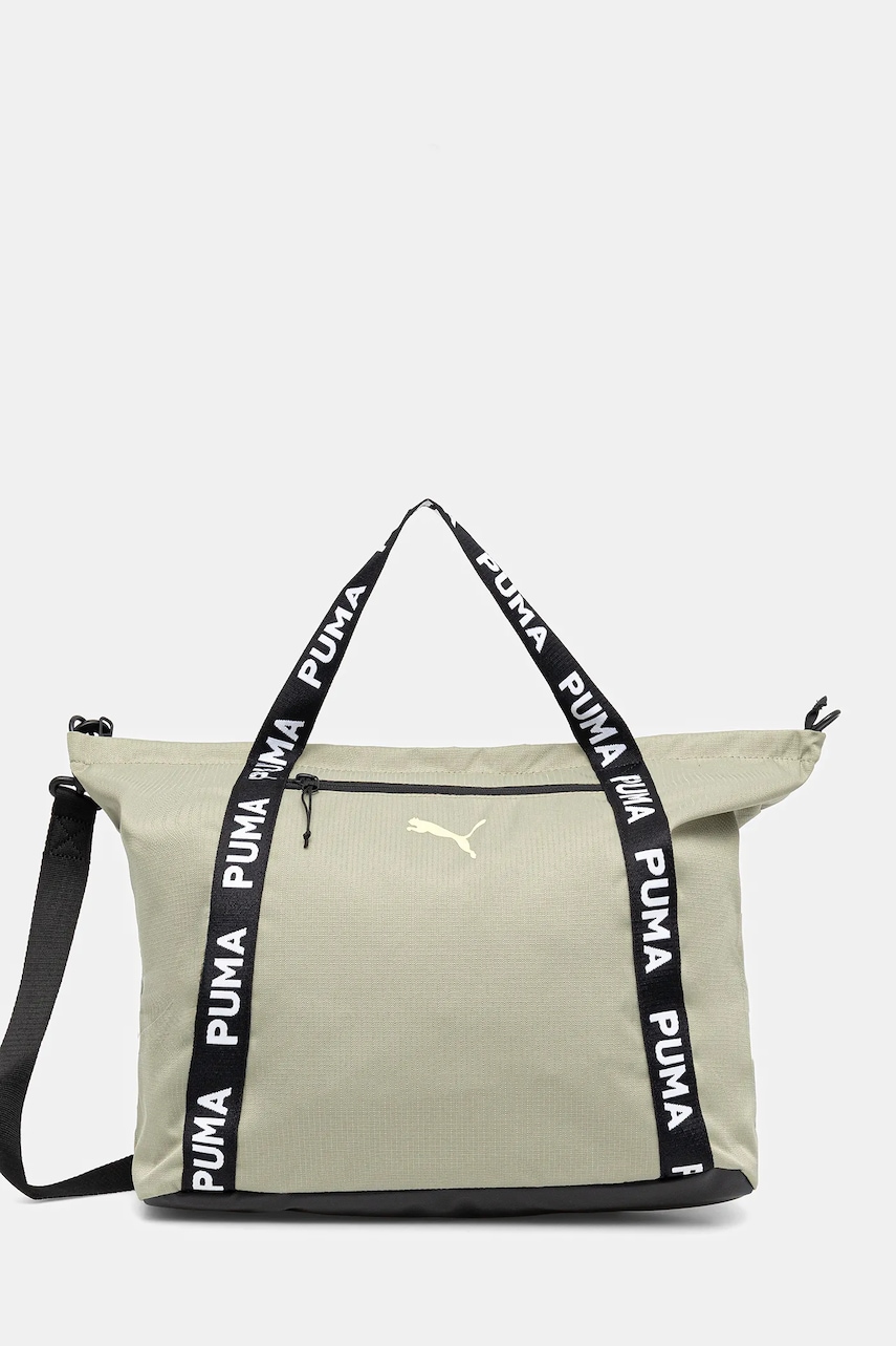 Puma poșetă culoarea verde, 91856