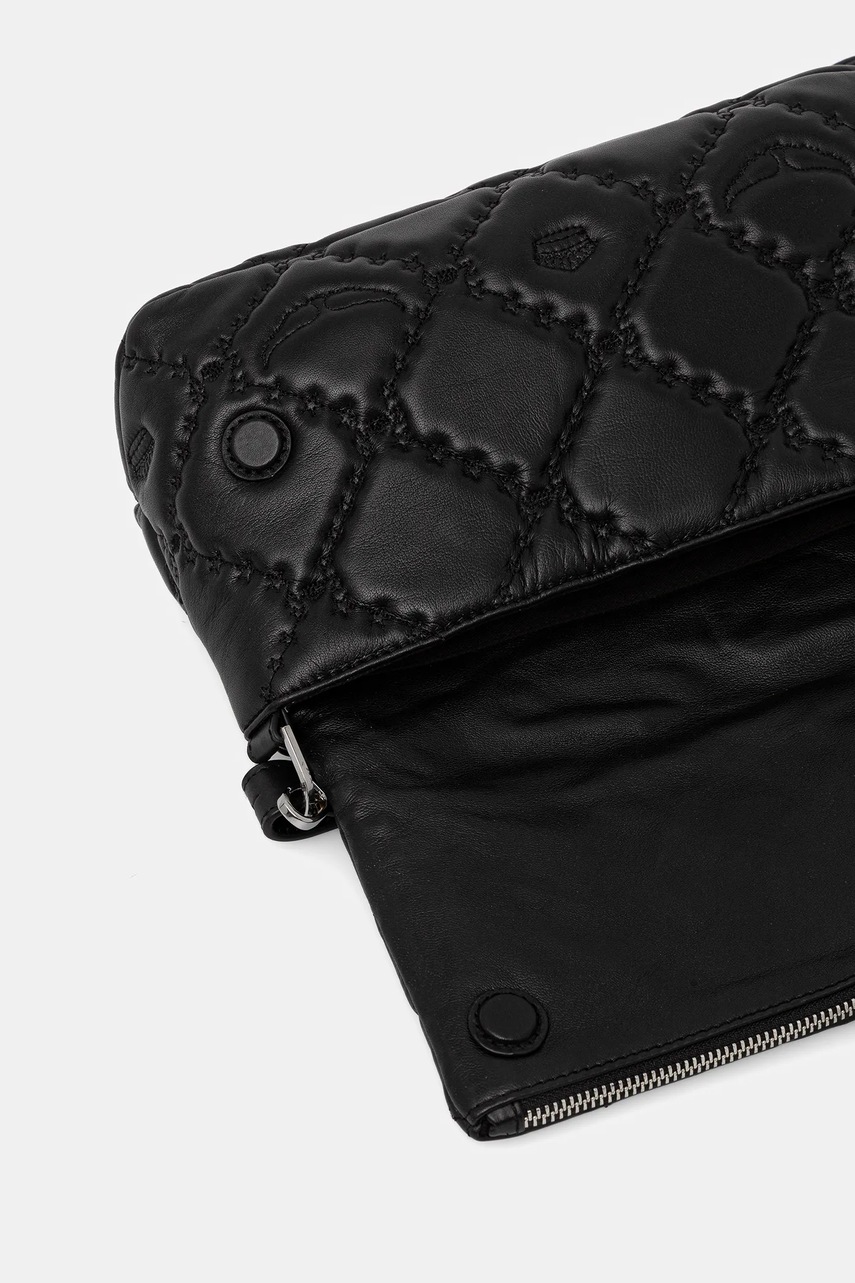 Δερμάτινη τσάντα ZADIG&VOLTAIRE χρώμα: μαύρο, LWBA04058 φωτογραφία