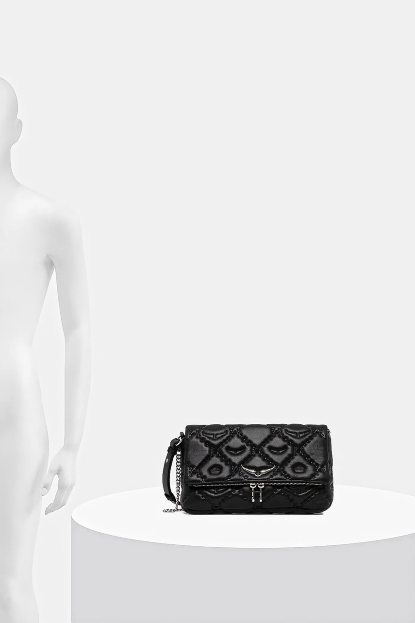 Δερμάτινη τσάντα ZADIG&VOLTAIRE χρώμα: μαύρο, LWBA04058 φωτογραφία