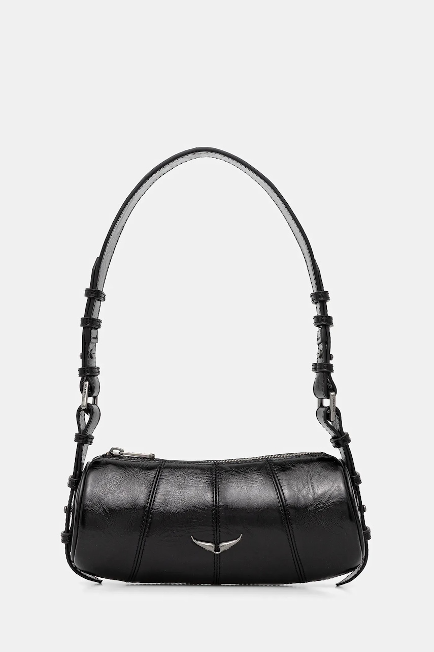 ZADIG&VOLTAIRE poșetă de piele culoarea negru, LWBA04133