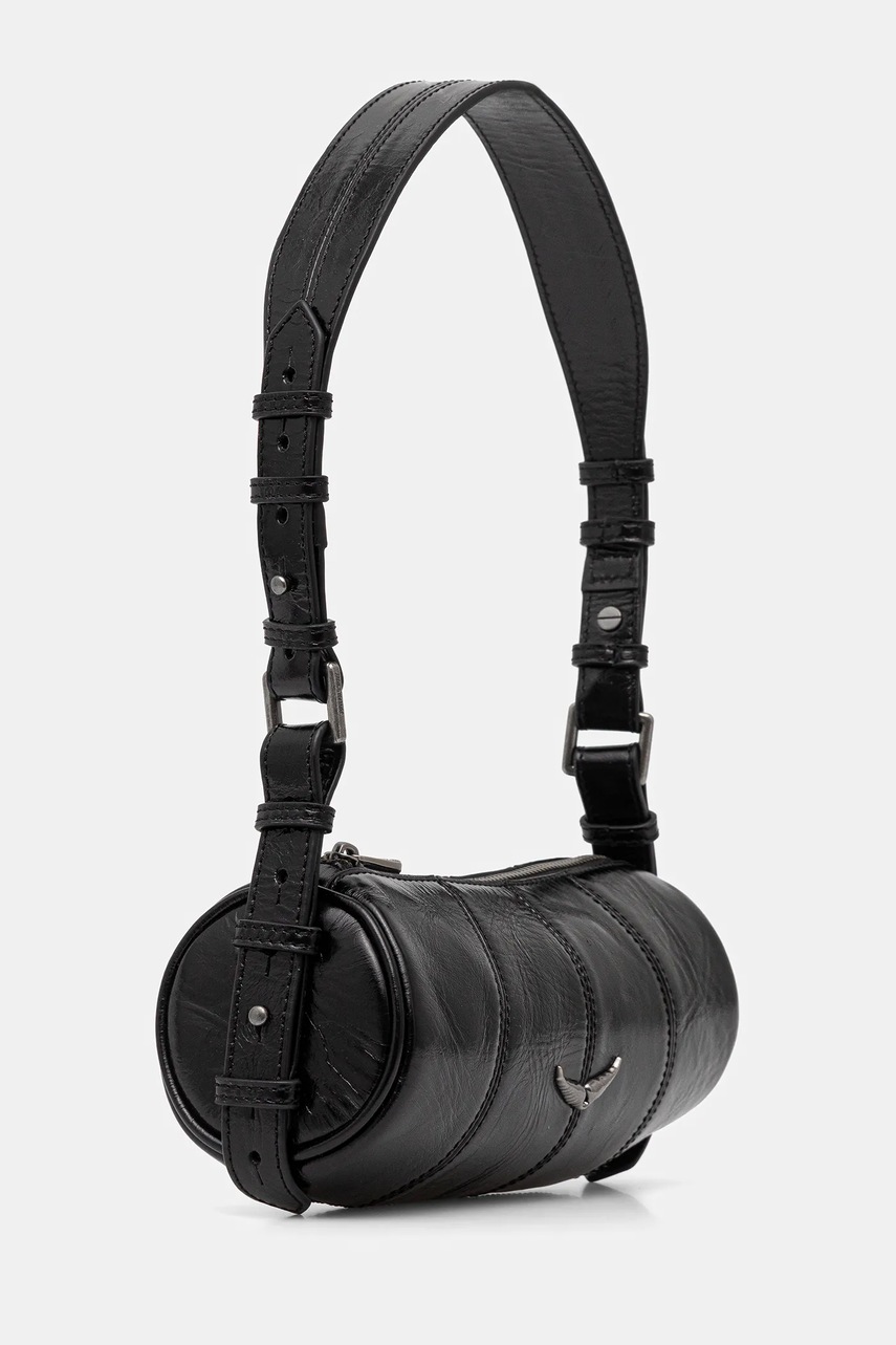 Кожаная сумочка ZADIG&VOLTAIRE цвет чёрный LWBA04133