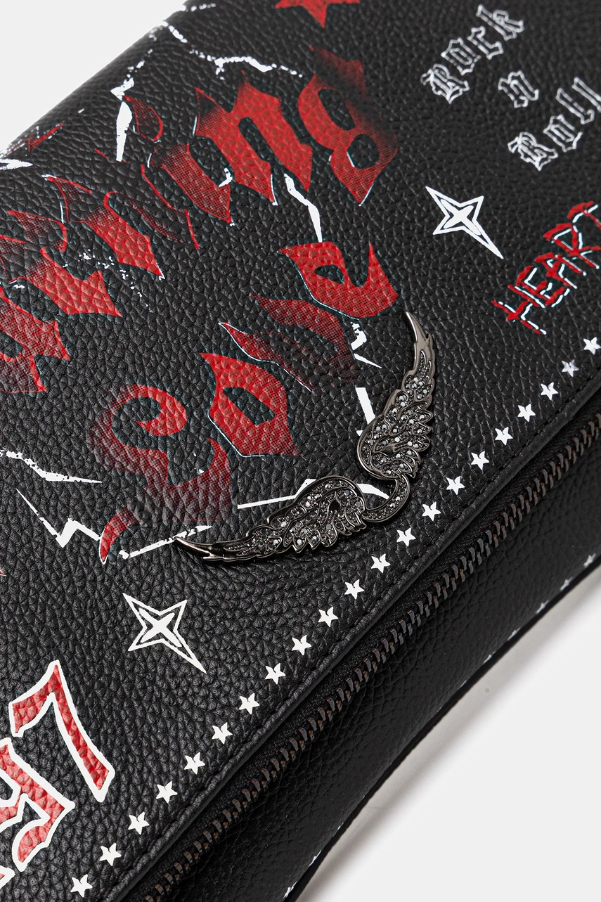 Kožená kabelka ZADIG&amp;VOLTAIRE ROCK GRAINED LEATHER PUNK (obrázek 4)