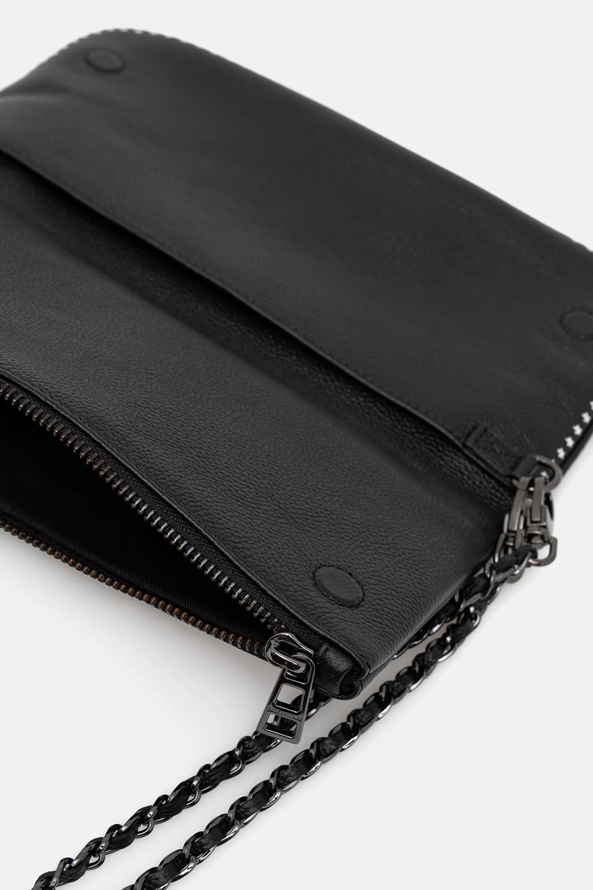 Kožená kabelka ZADIG&amp;VOLTAIRE ROCK GRAINED LEATHER PUNK (obrázek 5)