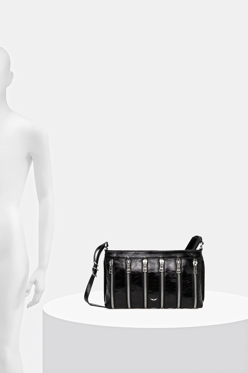 Kožená kabelka ZADIG&amp;VOLTAIRE SUNNY MOODY MULTI ZIP (obrázek 6)