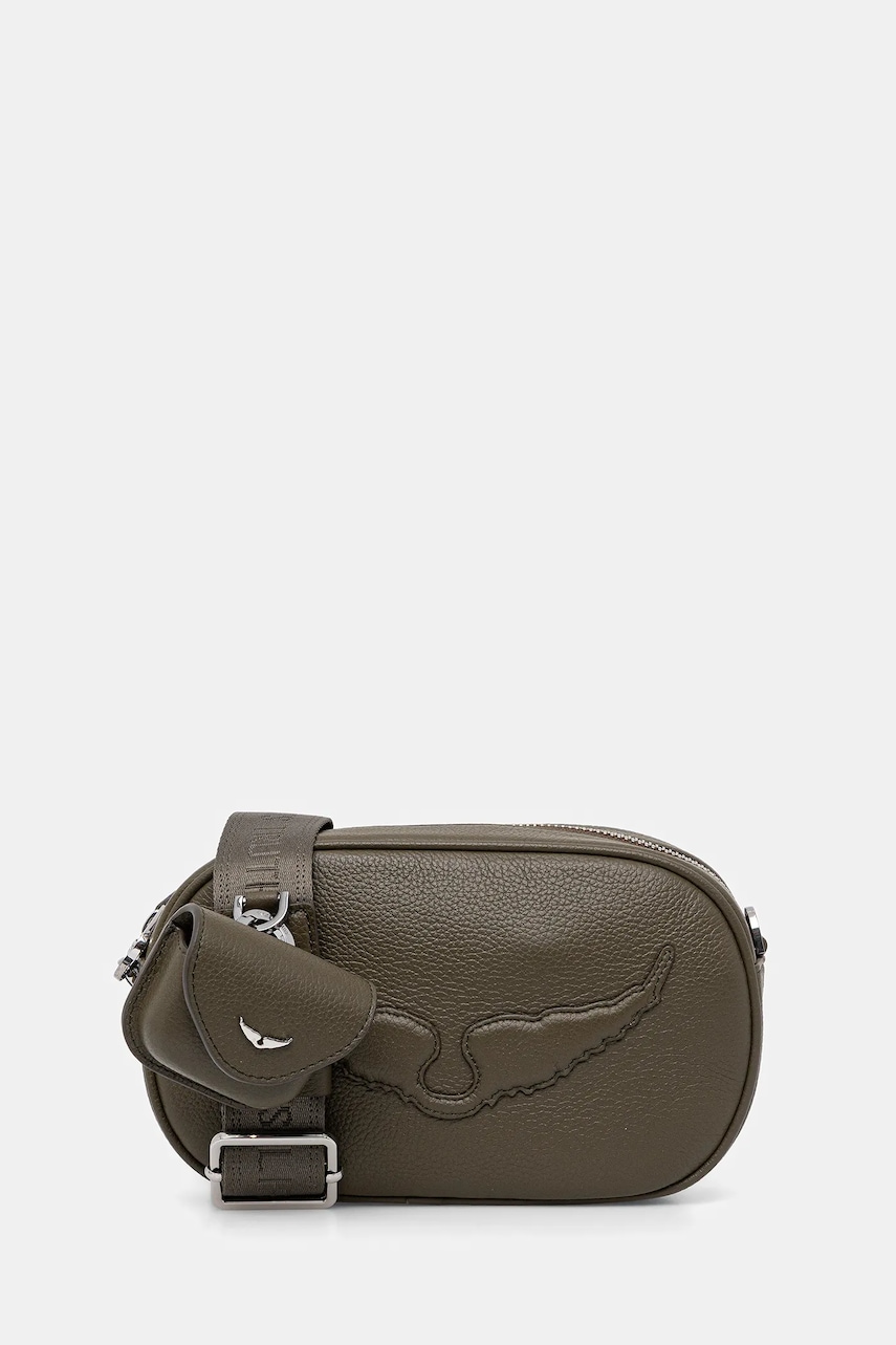 ZADIG&VOLTAIRE poșetă de piele culoarea verde, LWBA03657