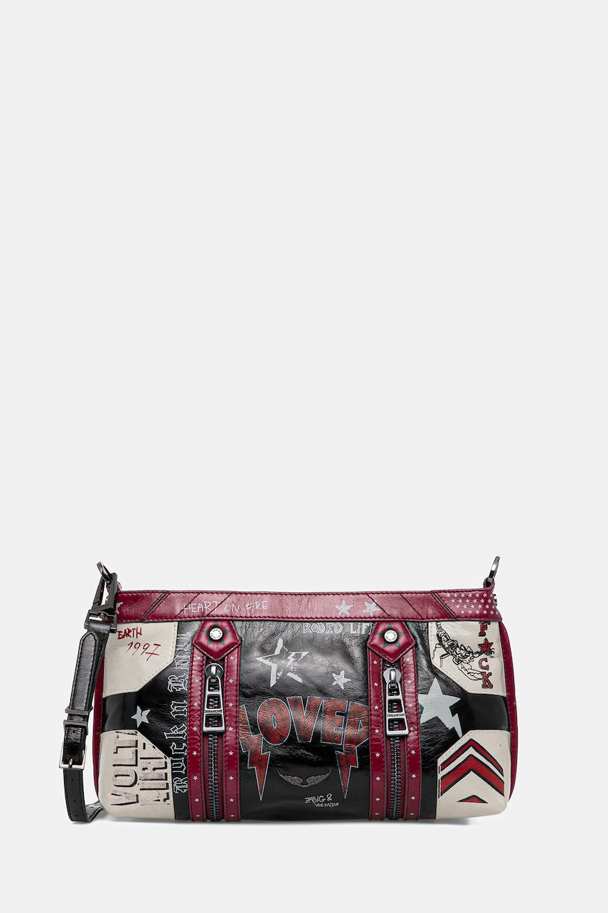 ZADIG&VOLTAIRE poșetă de piele culoarea negru, LWBA03948