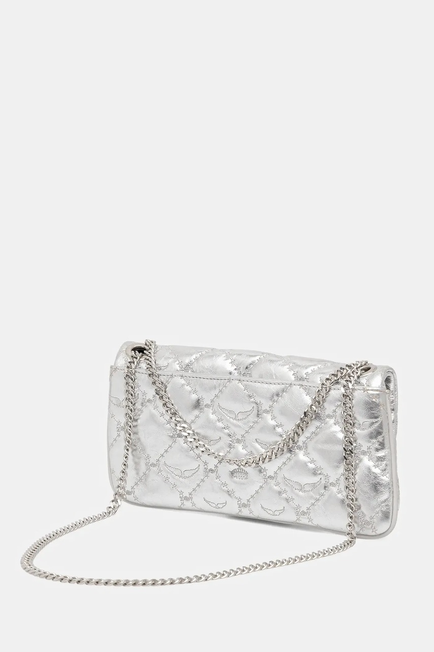 Kožená kabelka ZADIG&amp;VOLTAIRE ROCK II METAL MONOGRAM (obrázek 3)