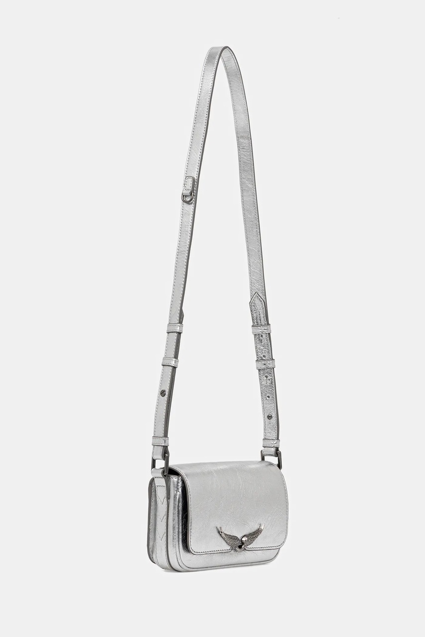 Сумочка ZADIG&VOLTAIRE цвет серебрянный LWBA04042