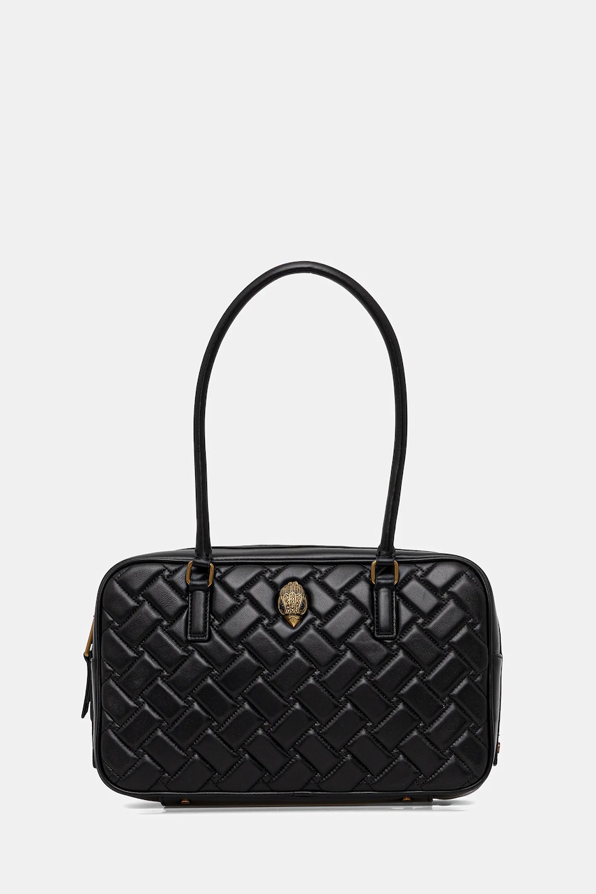 Kurt Geiger London geantă de piele KENSINGTON culoarea negru, 4702000109