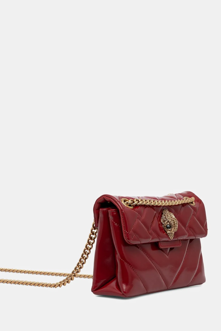 Кожаная сумочка Kurt Geiger London KENSINGTON цвет бордовый 846350319