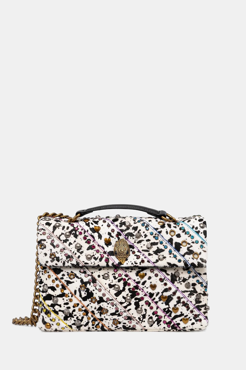 Kurt Geiger London poșetă KENSINGTON culoarea alb, 3586819189