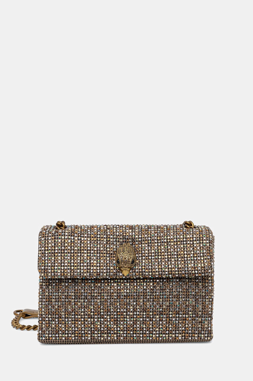 Levně Kabelka Kurt Geiger London KENSINGTON béžová barva, 4369743609