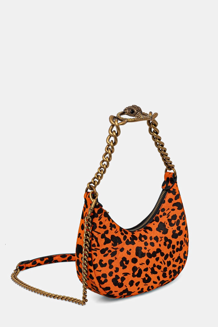 Кожаная сумочка Kurt Geiger London цвет оранжевый 4354691019