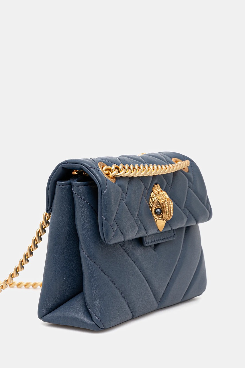 Кожаная сумочка Kurt Geiger London KENSINGTON цвет синий 4372889109