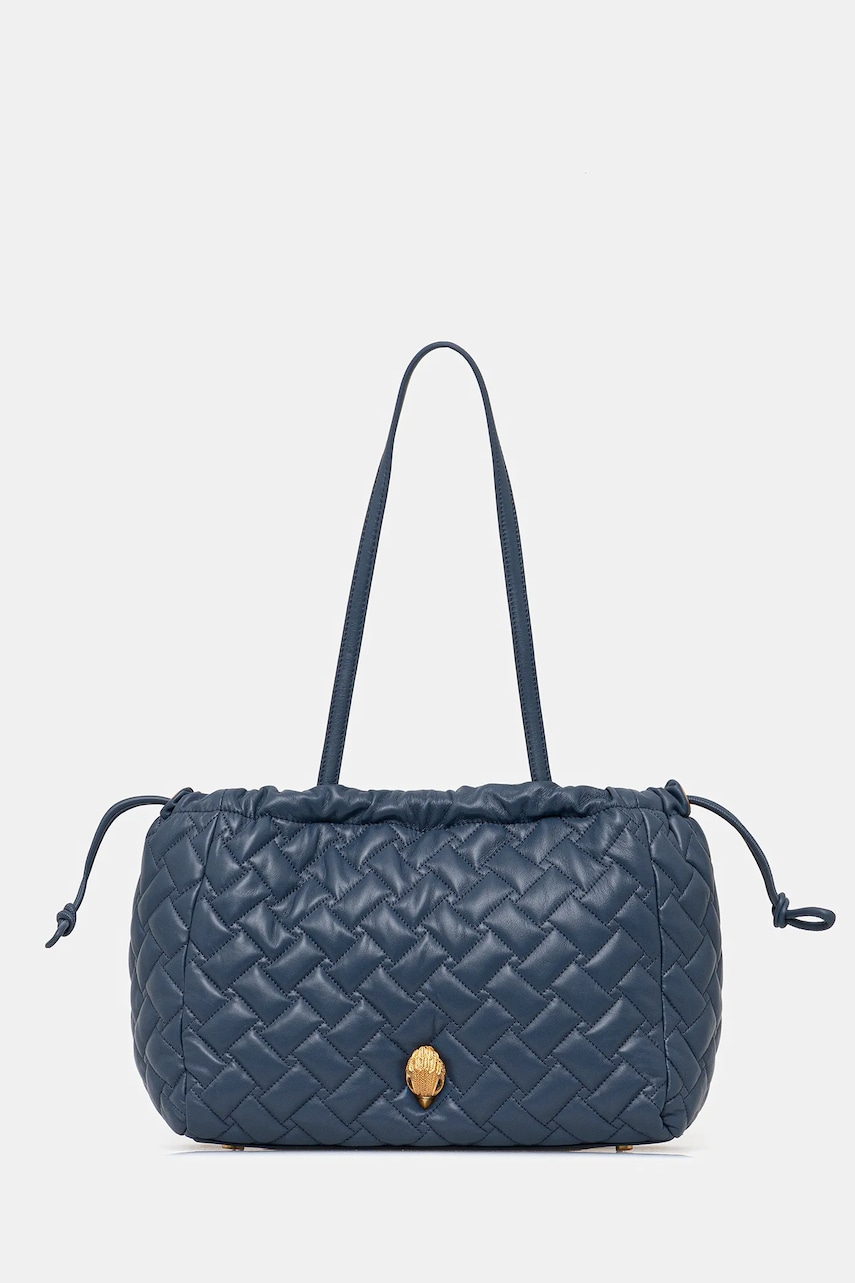 Kurt Geiger London poșetă de piele KENSINGTON culoarea bleumarin, 4370889109