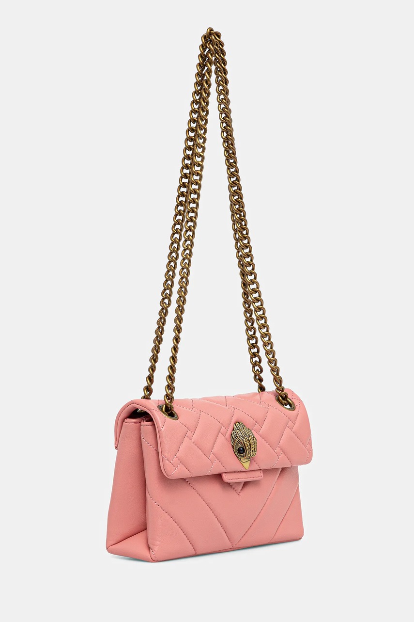 Кожаная сумочка Kurt Geiger London KENSINGTON цвет оранжевый 4372857109