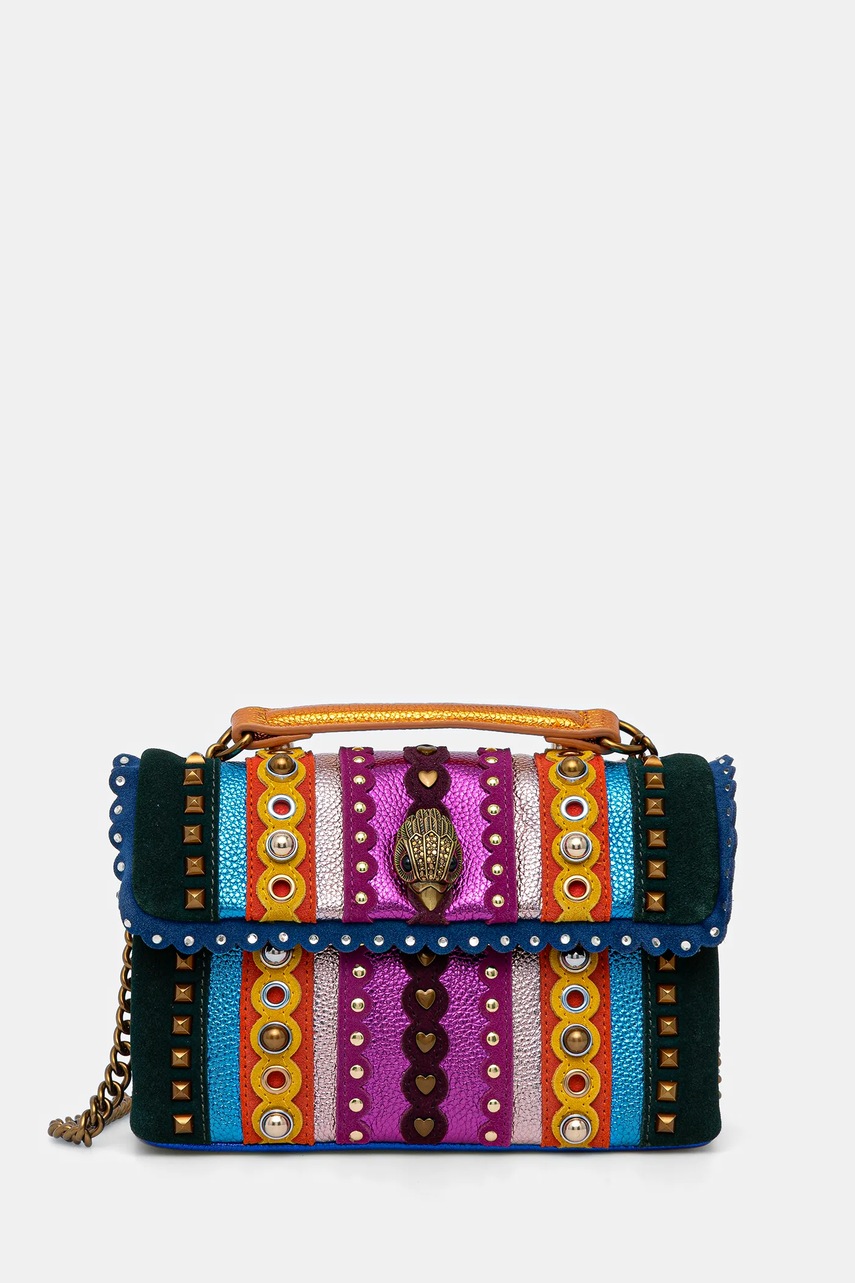 Kurt Geiger London poșetă de piele KENSINGTON culoarea roz, 4697099109