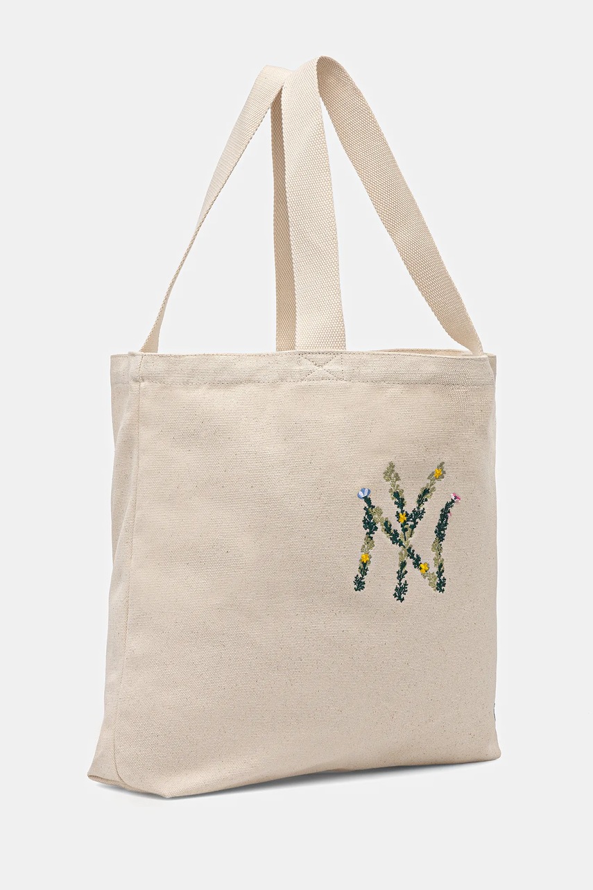 Хлопковая сумка New Era цвет бежевый 60667101