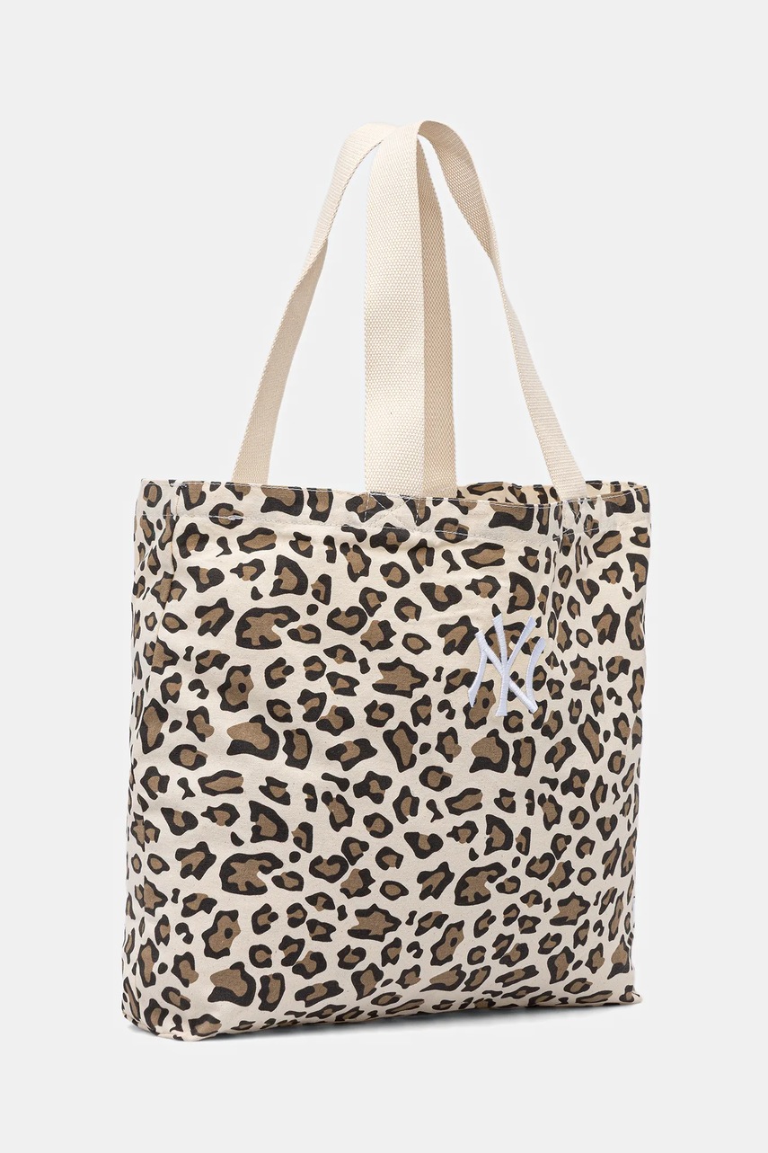 Хлопковая сумка New Era цвет бежевый 60667110