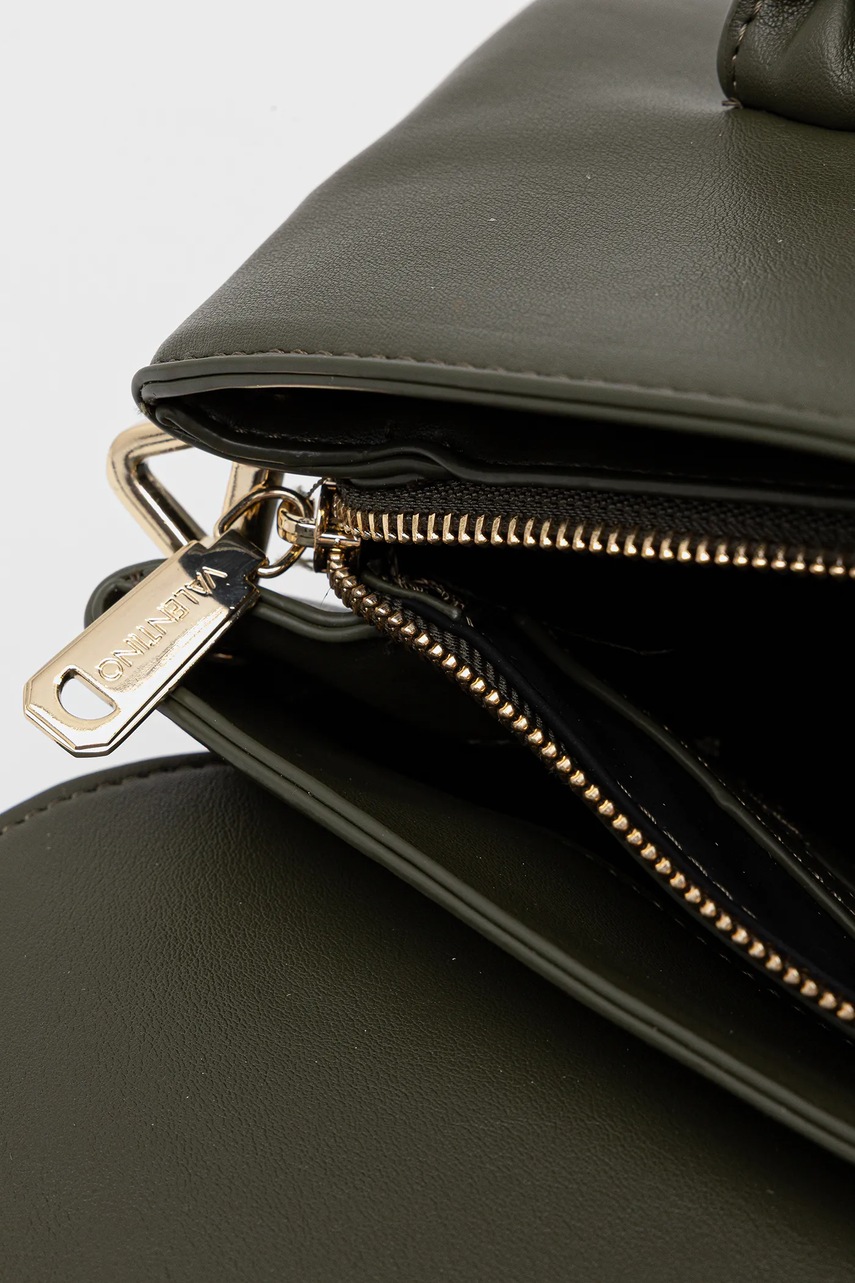 Τσάντα Valentino Bags WEST RE χρώμα: πράσινο, VBS9I837 φωτογραφία