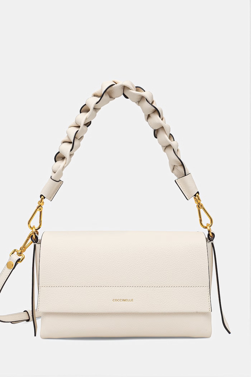 Coccinelle poșetă de piele BOHEME GRANA DOUBLE