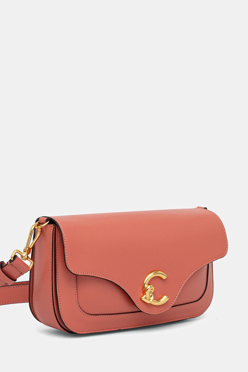 Кожаная сумочка Coccinelle COCCINELLE C-ME CALF цвет оранжевый E1.SSK.12.03.01