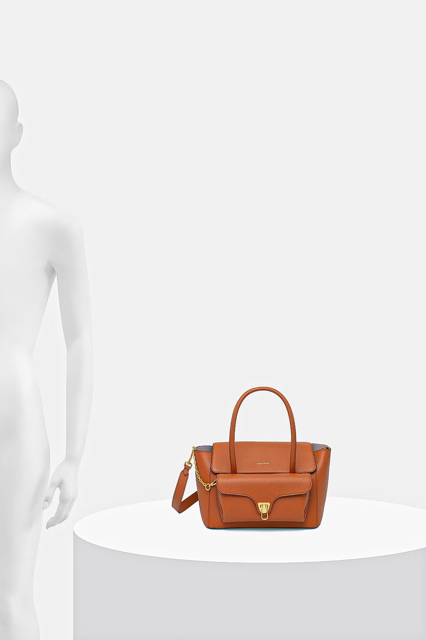 Coccinelle Coccinelle shopper γυναικεία δερμάτινη DOUBLE BEAT - 10