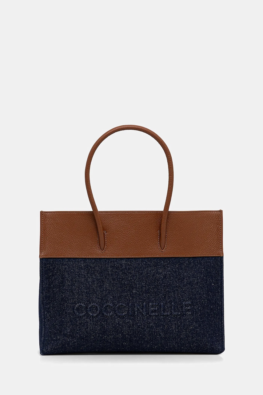 Coccinelle poșetă MYRTHA DENIM culoarea bleumarin, E1.T94.18.02.01