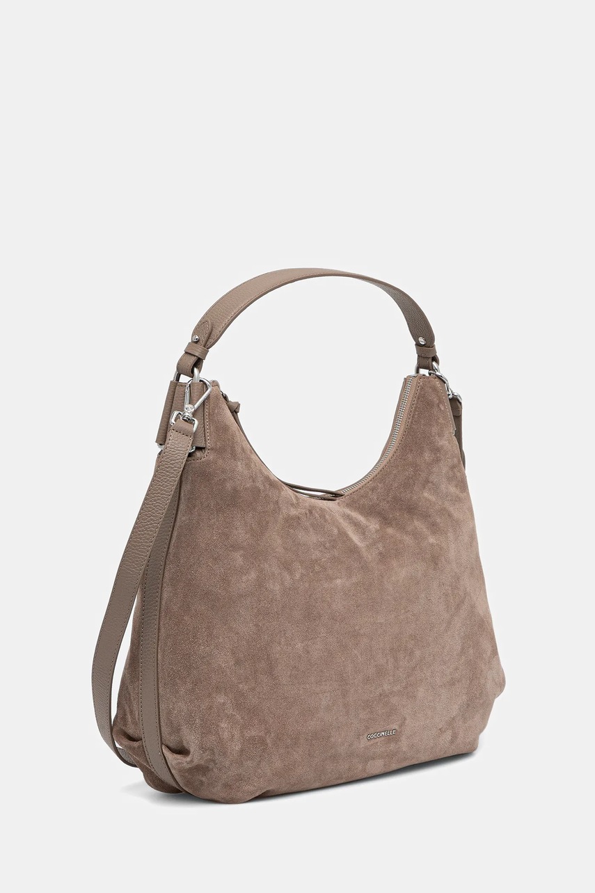 Замшевая сумочка Coccinelle REBEKKA SUEDE цвет бежевый E1.T96.13.01.01