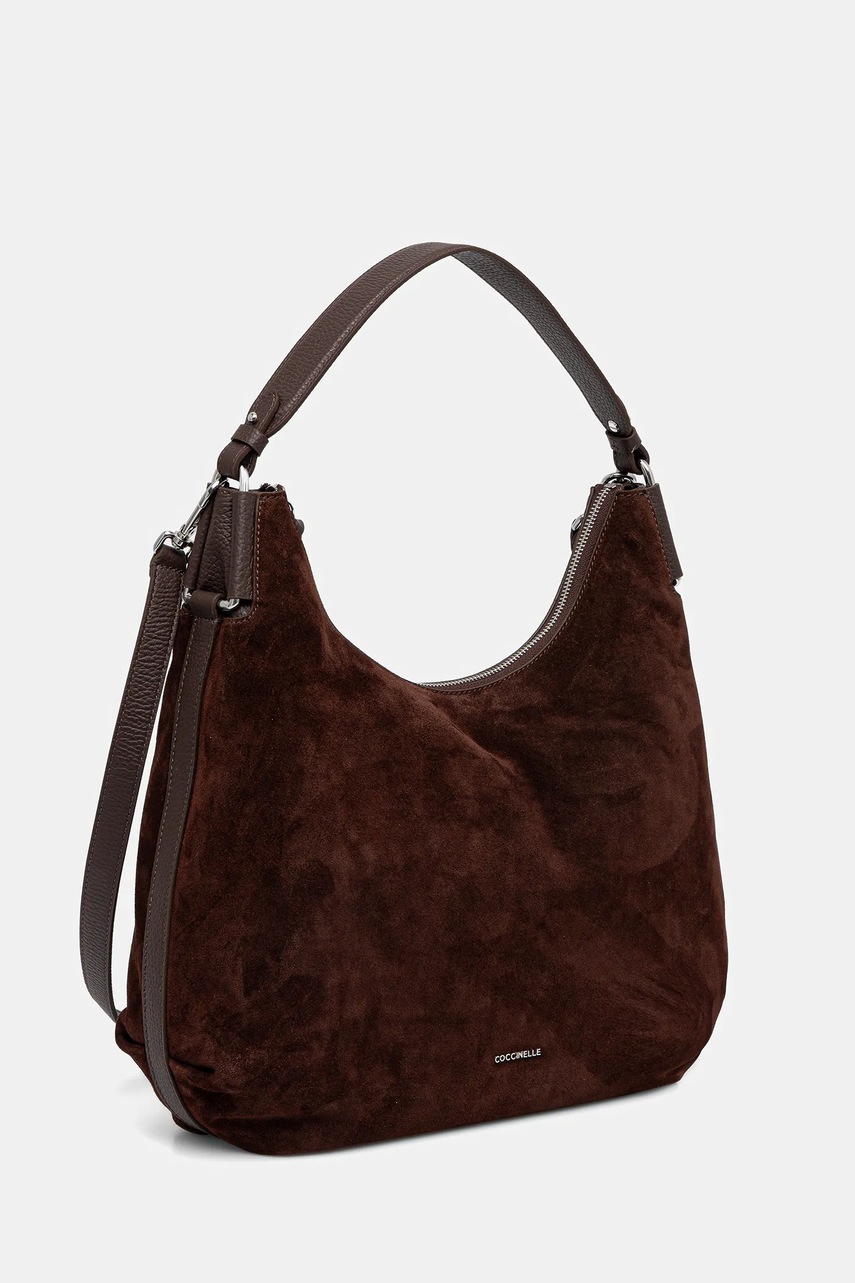 Замшевая сумочка Coccinelle REBEKKA SUEDE цвет коричневый E1.T96.13.01.01