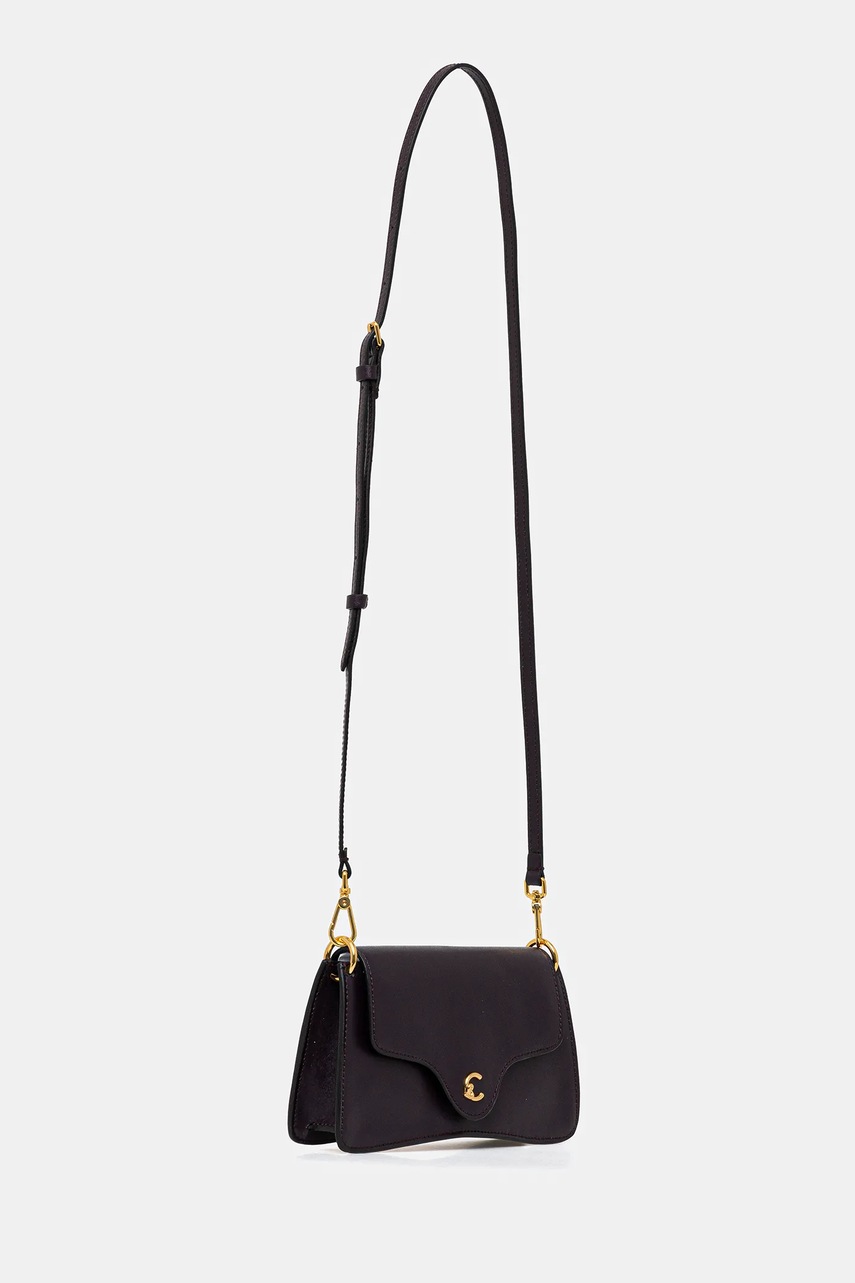 Кожаная сумочка Coccinelle цвет фиолетовый E5.SSK.27.01.01