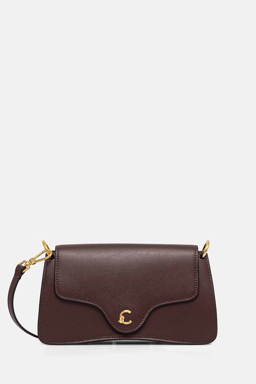 Coccinelle geantă crossbody pentru femei din piele
