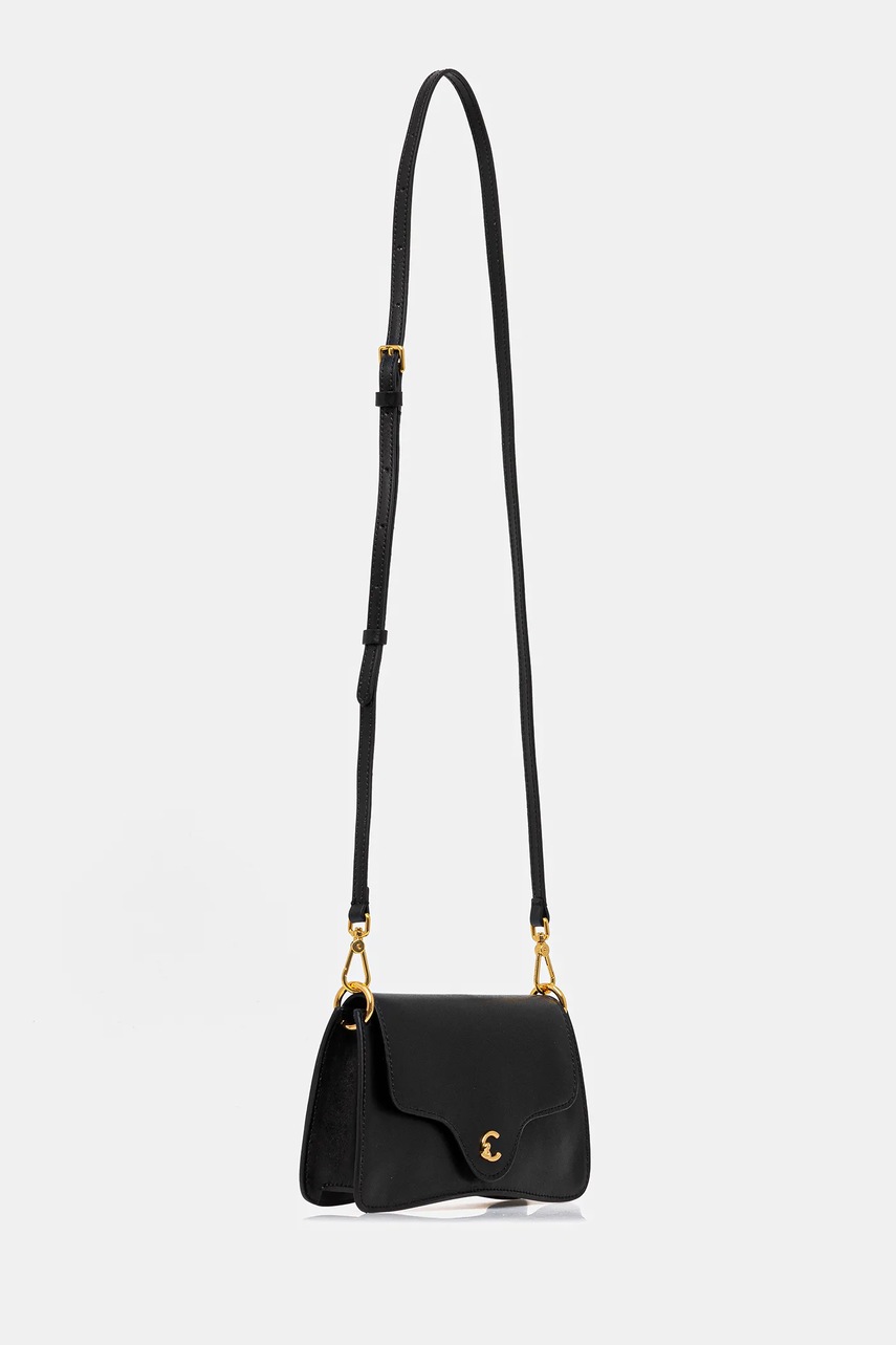 Кожаная сумочка Coccinelle цвет чёрный E5.SSK.27.01.01