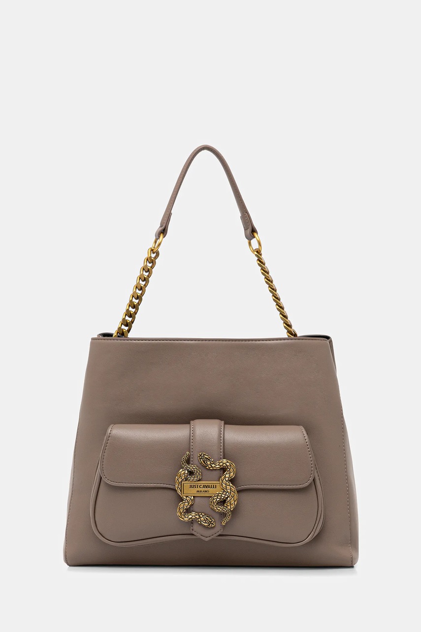 Just Cavalli poșetă culoarea maro, 79RA4BA2 ZSA89