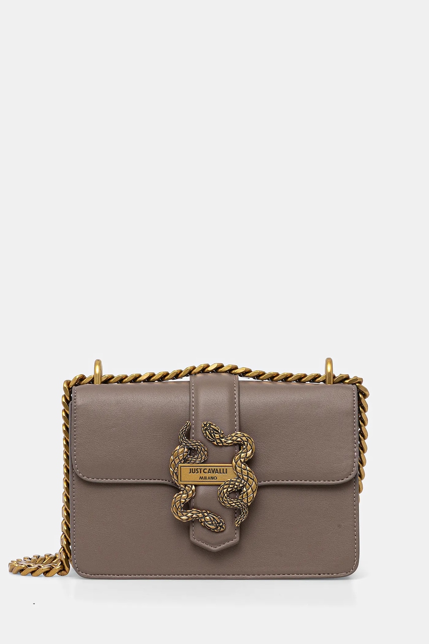 Just Cavalli poșetă culoarea maro, 79RA4BAF ZSA89