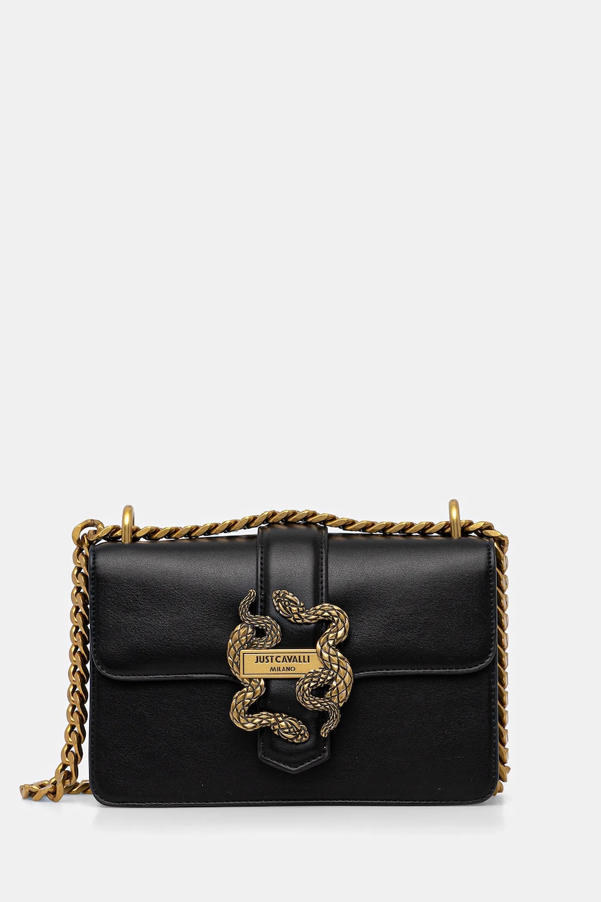 Just Cavalli poșetă culoarea negru, 79RA4BAF ZSA89